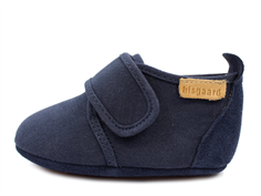 Bisgaard slippers navy cotton
